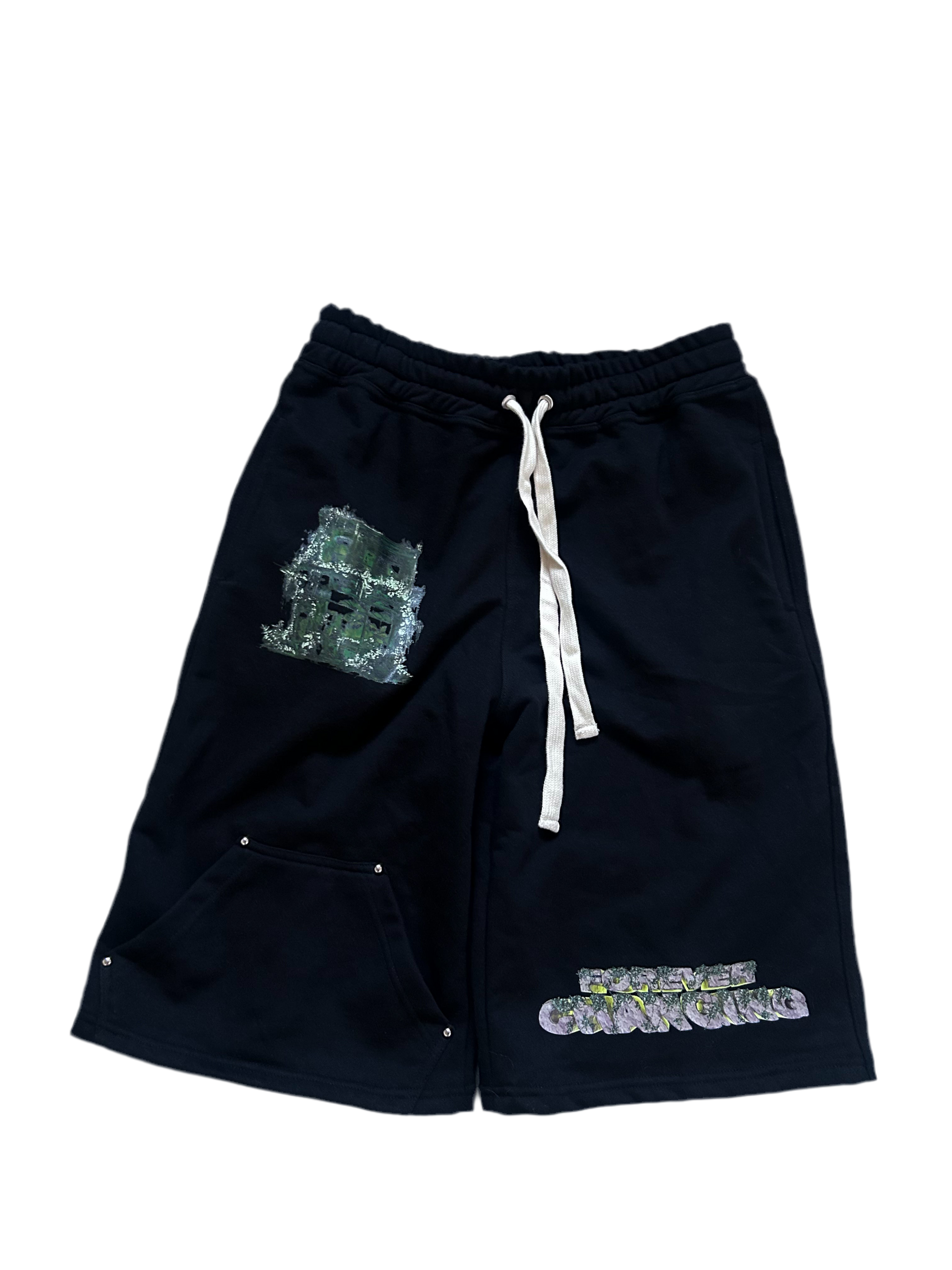 A.2)Hoodie Sweats shorts