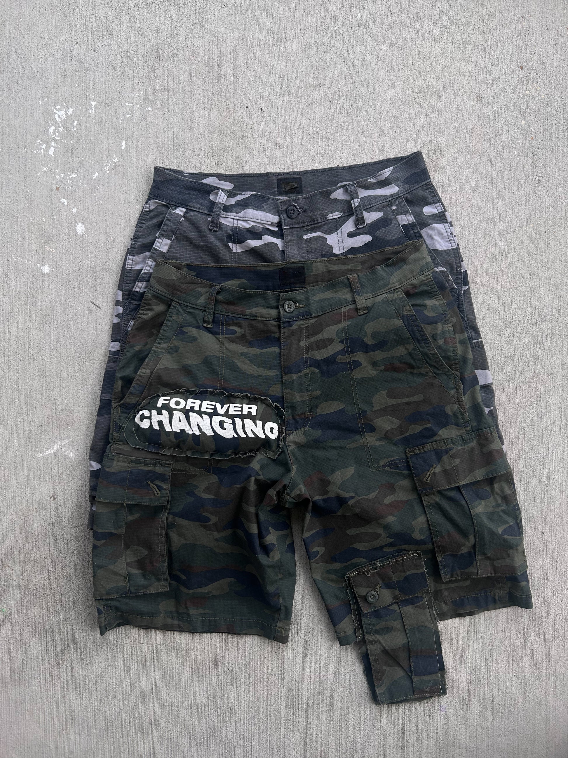 FC camo shorts