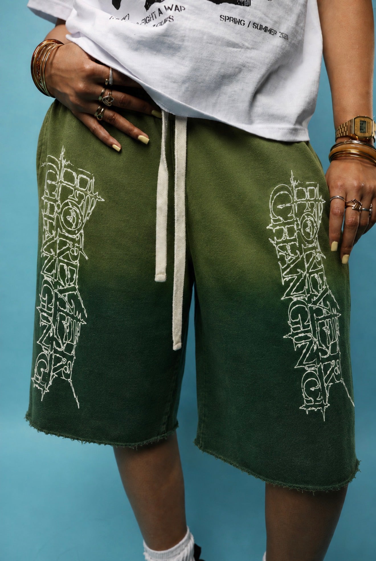 A1. New growth shorts ( forest colorway)