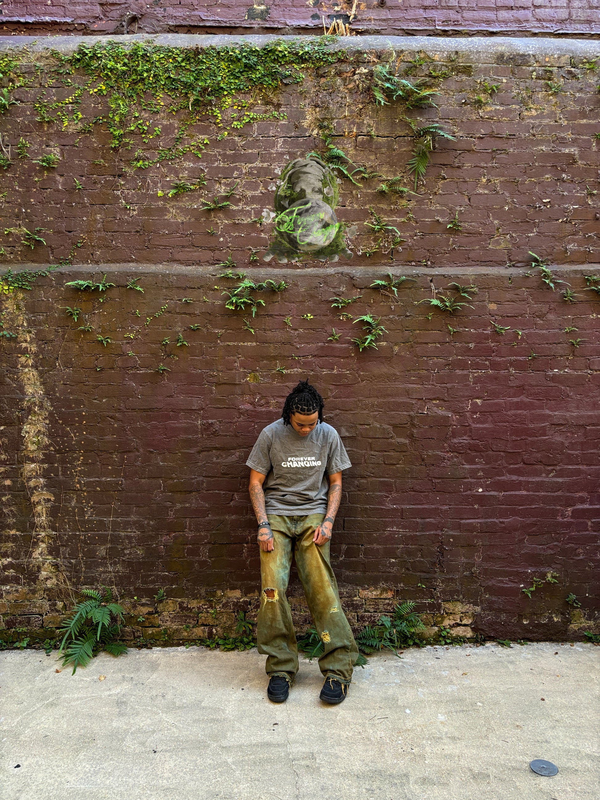 Forest Path Denim