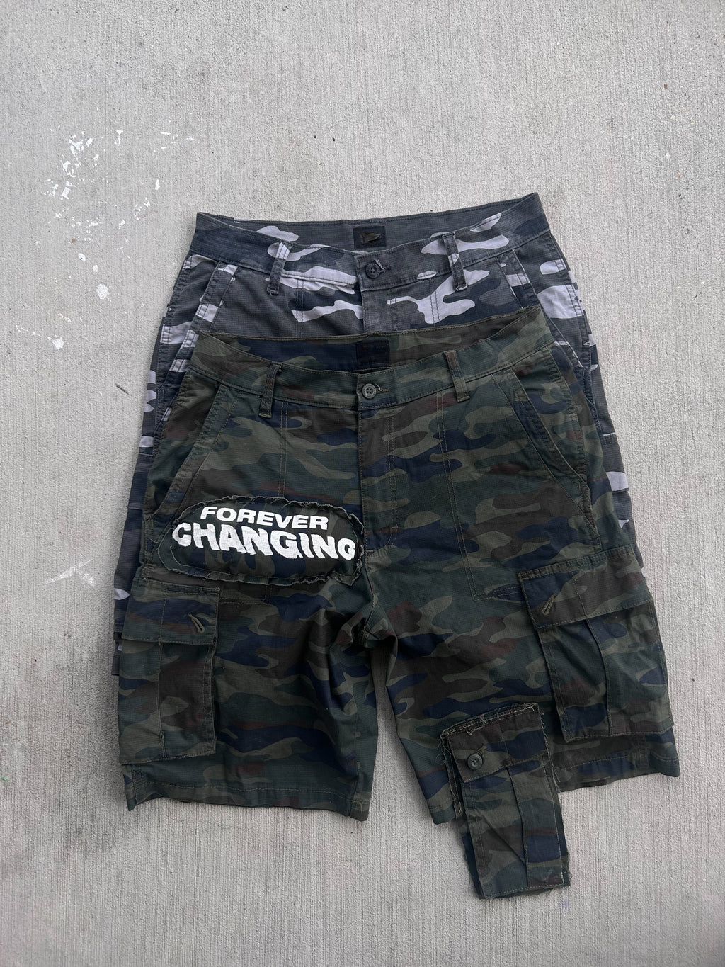 FC camo shorts